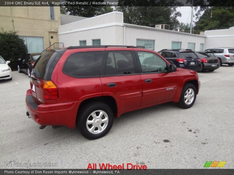 Magnetic Red Metallic / Medium Pewter 2004 GMC Envoy SLE 4x4