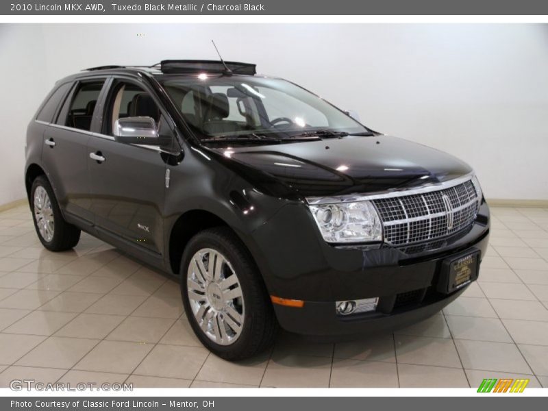 Tuxedo Black Metallic / Charcoal Black 2010 Lincoln MKX AWD