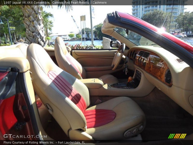 Carnival Red Pearl Metallic / Cashmere 1997 Jaguar XK XK8 Convertible