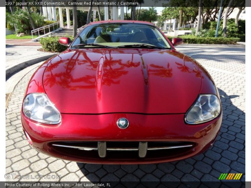 Carnival Red Pearl Metallic / Cashmere 1997 Jaguar XK XK8 Convertible