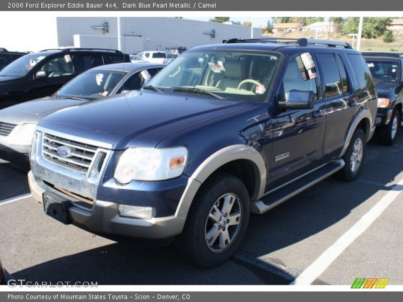 Dark Blue Pearl Metallic / Camel 2006 Ford Explorer Eddie Bauer 4x4