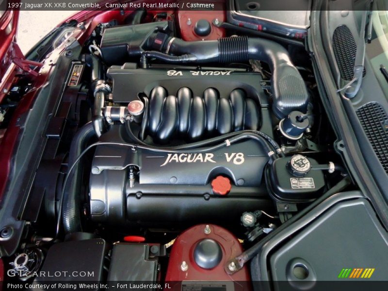  1997 XK XK8 Convertible Engine - 4.0 Liter DOHC 32-Valve V8