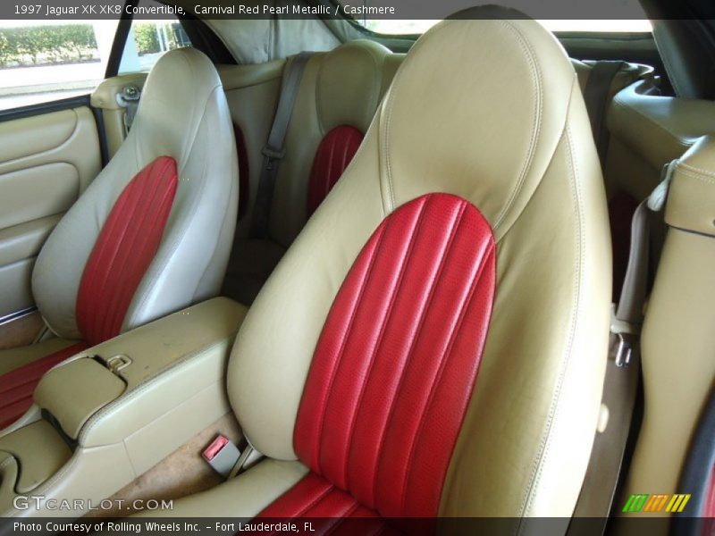 Carnival Red Pearl Metallic / Cashmere 1997 Jaguar XK XK8 Convertible