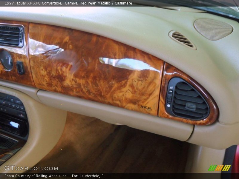 Carnival Red Pearl Metallic / Cashmere 1997 Jaguar XK XK8 Convertible