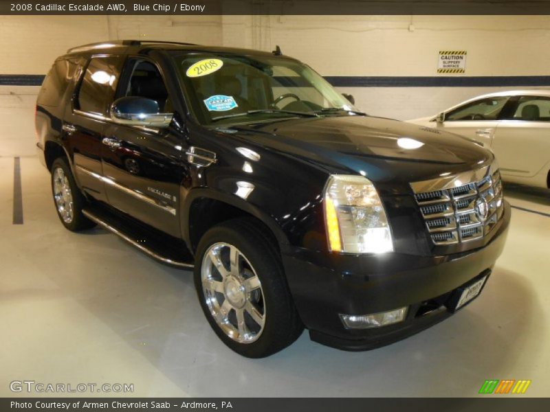 Blue Chip / Ebony 2008 Cadillac Escalade AWD