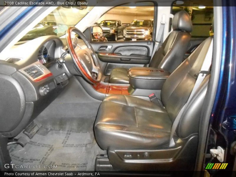 Blue Chip / Ebony 2008 Cadillac Escalade AWD