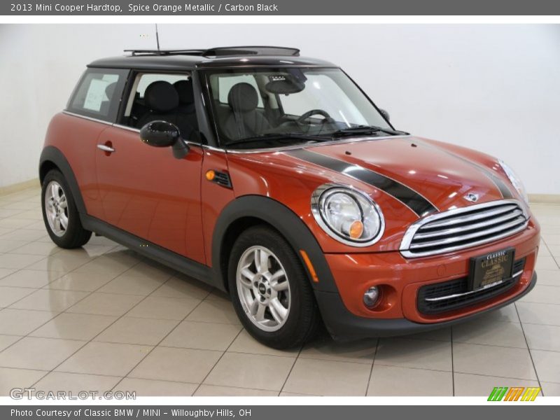 Spice Orange Metallic / Carbon Black 2013 Mini Cooper Hardtop