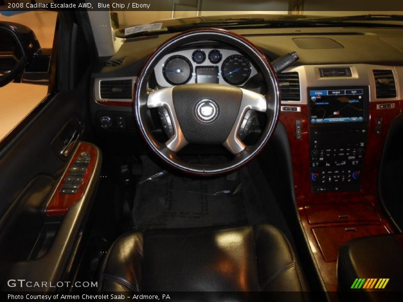 Blue Chip / Ebony 2008 Cadillac Escalade AWD