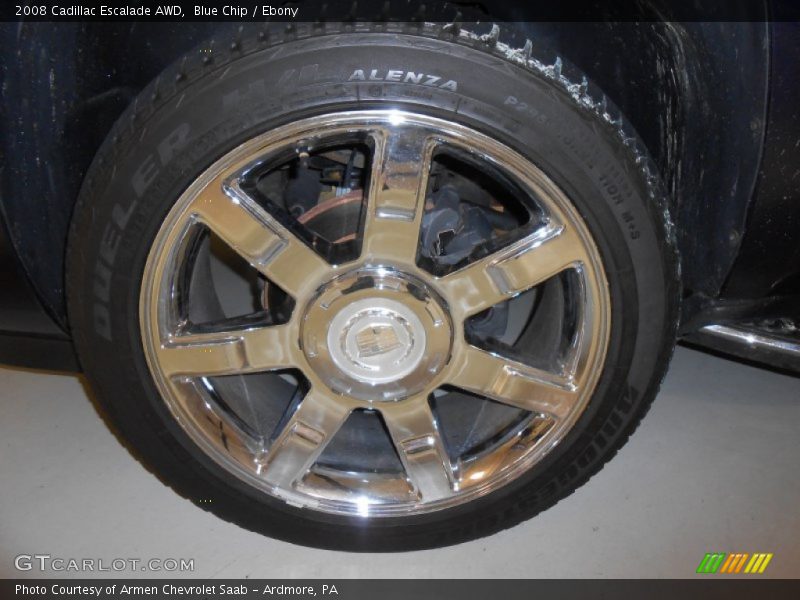 Blue Chip / Ebony 2008 Cadillac Escalade AWD