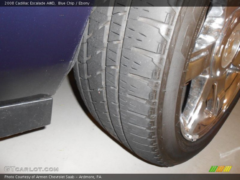 Blue Chip / Ebony 2008 Cadillac Escalade AWD