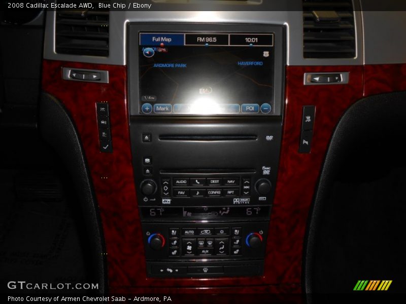 Blue Chip / Ebony 2008 Cadillac Escalade AWD