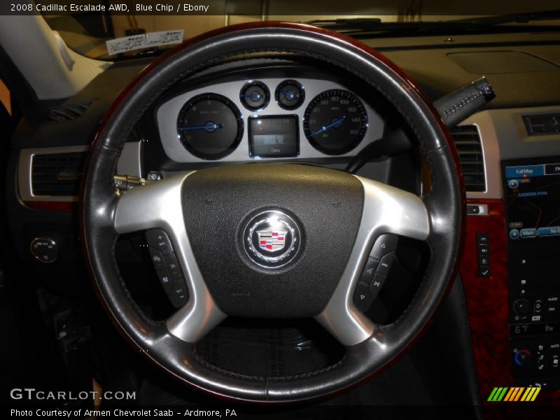 Blue Chip / Ebony 2008 Cadillac Escalade AWD