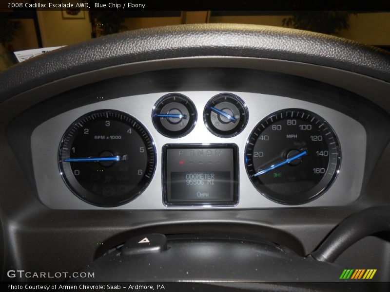 Blue Chip / Ebony 2008 Cadillac Escalade AWD