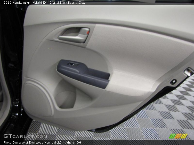 Crystal Black Pearl / Gray 2010 Honda Insight Hybrid EX