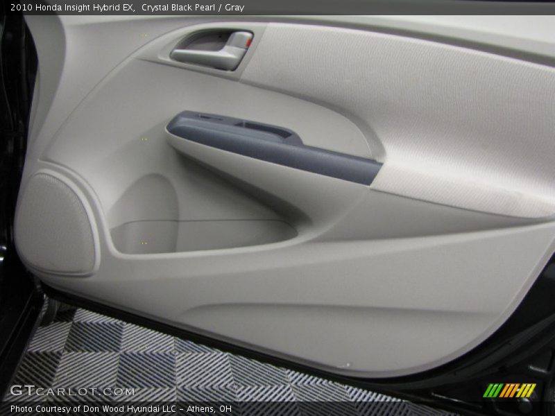 Crystal Black Pearl / Gray 2010 Honda Insight Hybrid EX