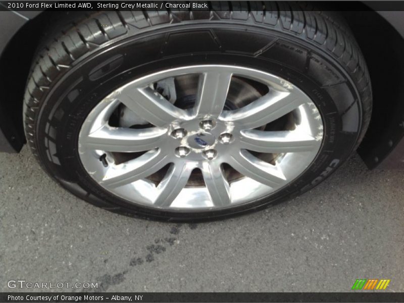 Sterling Grey Metallic / Charcoal Black 2010 Ford Flex Limited AWD