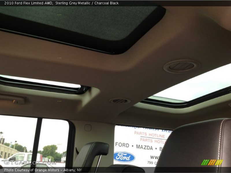 Sterling Grey Metallic / Charcoal Black 2010 Ford Flex Limited AWD