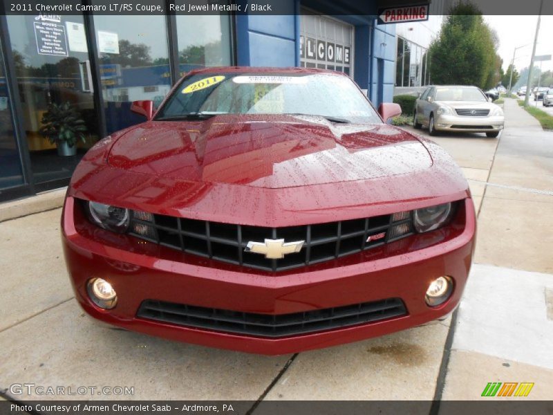 Red Jewel Metallic / Black 2011 Chevrolet Camaro LT/RS Coupe