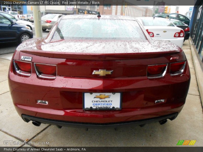 Red Jewel Metallic / Black 2011 Chevrolet Camaro LT/RS Coupe