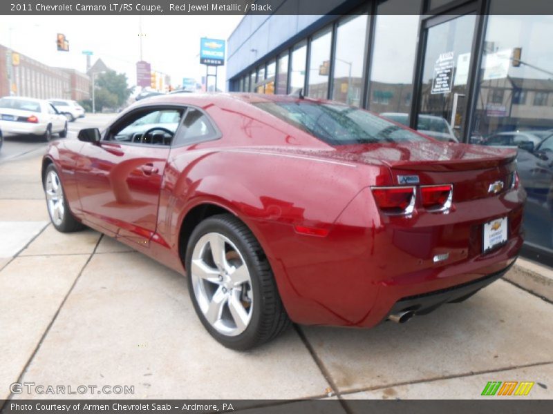 Red Jewel Metallic / Black 2011 Chevrolet Camaro LT/RS Coupe