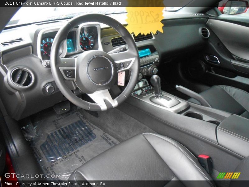 Red Jewel Metallic / Black 2011 Chevrolet Camaro LT/RS Coupe