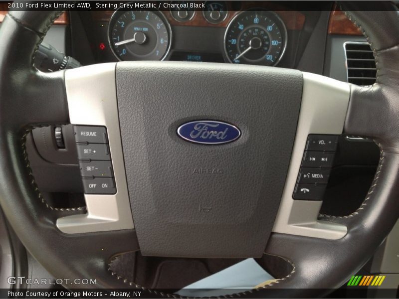 Sterling Grey Metallic / Charcoal Black 2010 Ford Flex Limited AWD