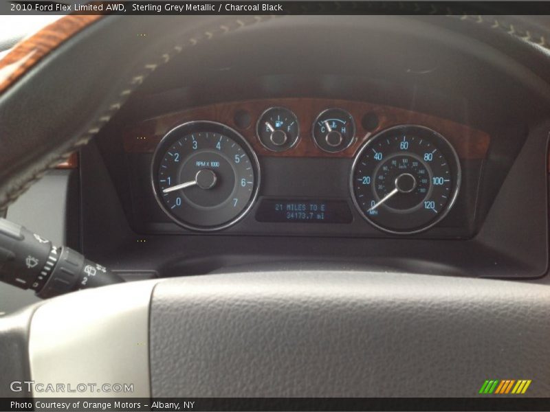 Sterling Grey Metallic / Charcoal Black 2010 Ford Flex Limited AWD