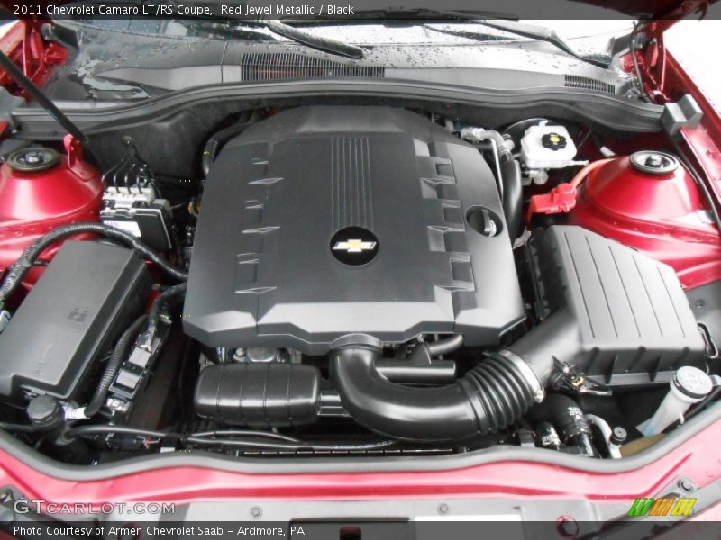 Red Jewel Metallic / Black 2011 Chevrolet Camaro LT/RS Coupe