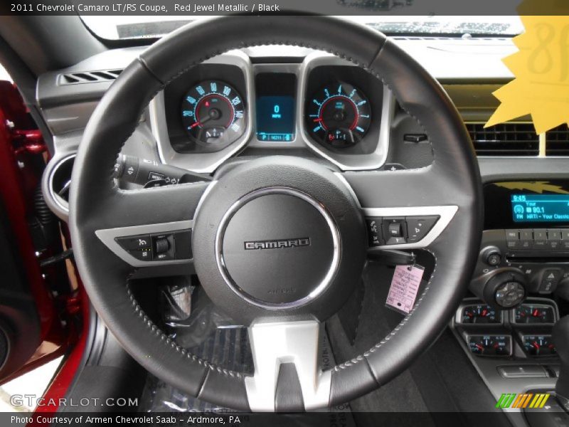 Red Jewel Metallic / Black 2011 Chevrolet Camaro LT/RS Coupe