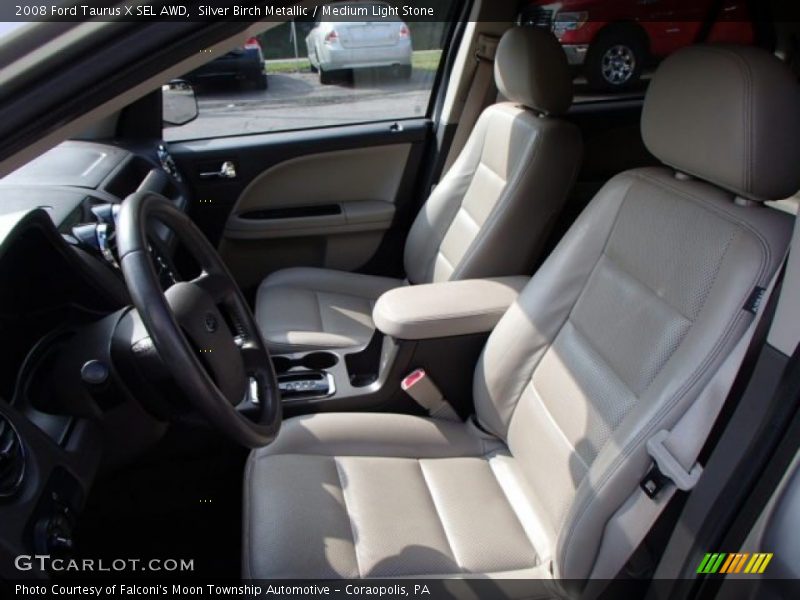 Silver Birch Metallic / Medium Light Stone 2008 Ford Taurus X SEL AWD