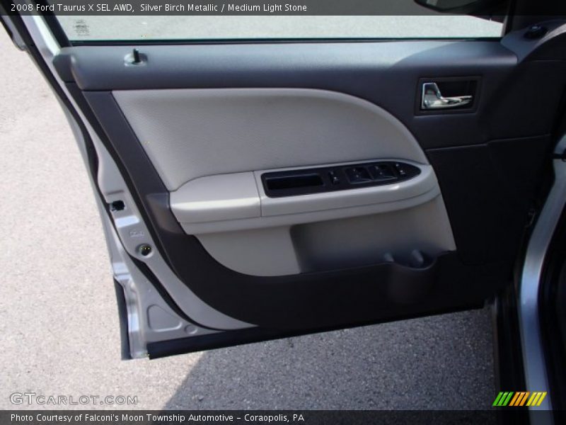 Silver Birch Metallic / Medium Light Stone 2008 Ford Taurus X SEL AWD