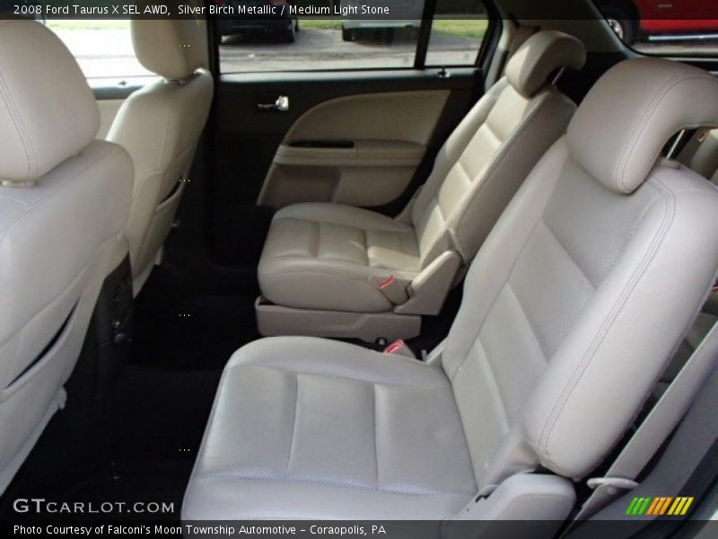 Silver Birch Metallic / Medium Light Stone 2008 Ford Taurus X SEL AWD