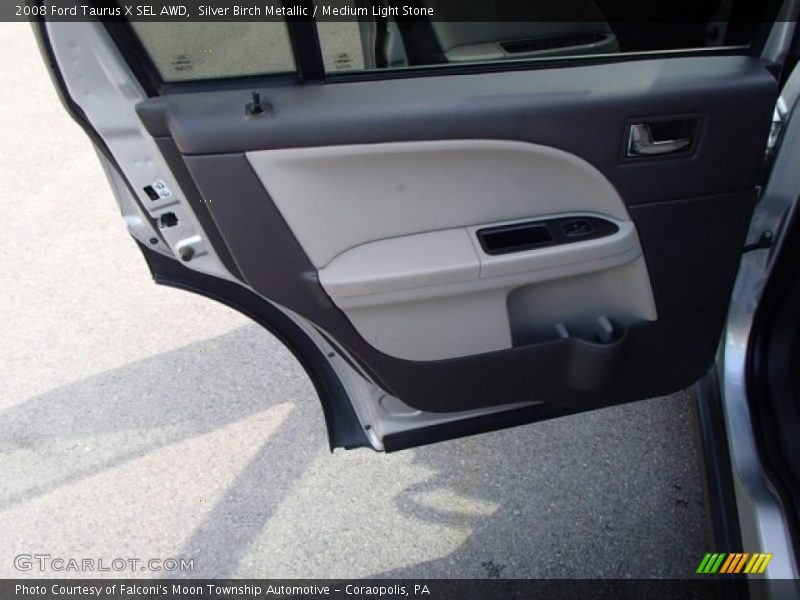 Silver Birch Metallic / Medium Light Stone 2008 Ford Taurus X SEL AWD