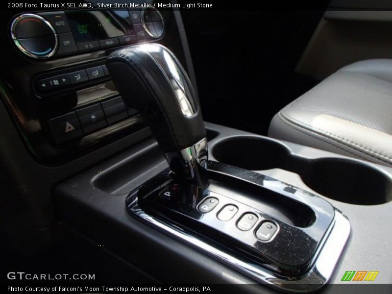 Silver Birch Metallic / Medium Light Stone 2008 Ford Taurus X SEL AWD