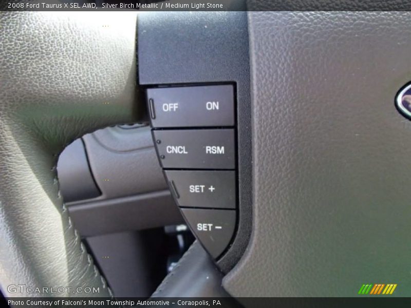 Silver Birch Metallic / Medium Light Stone 2008 Ford Taurus X SEL AWD