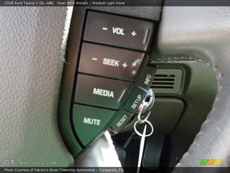 Silver Birch Metallic / Medium Light Stone 2008 Ford Taurus X SEL AWD