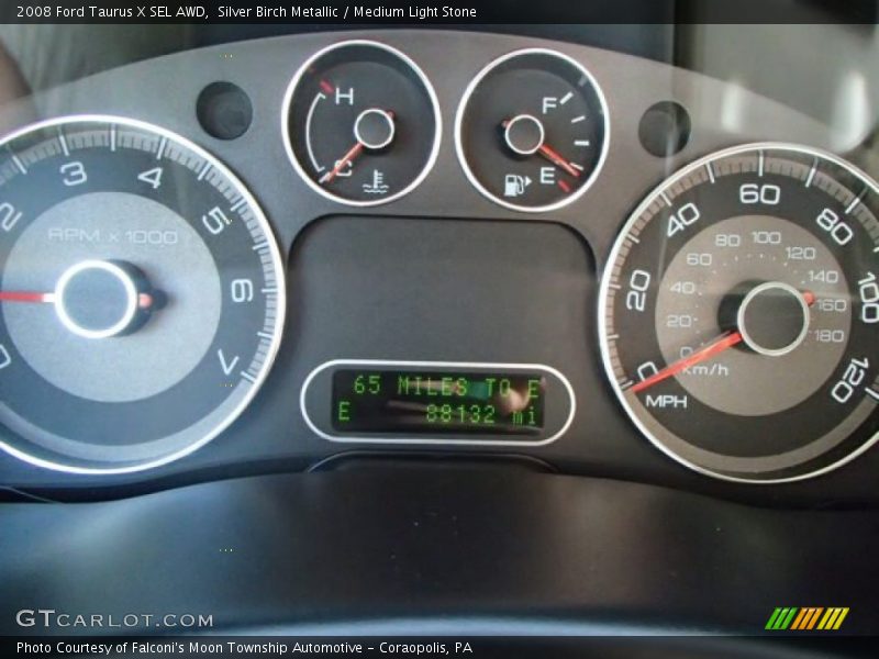 Silver Birch Metallic / Medium Light Stone 2008 Ford Taurus X SEL AWD
