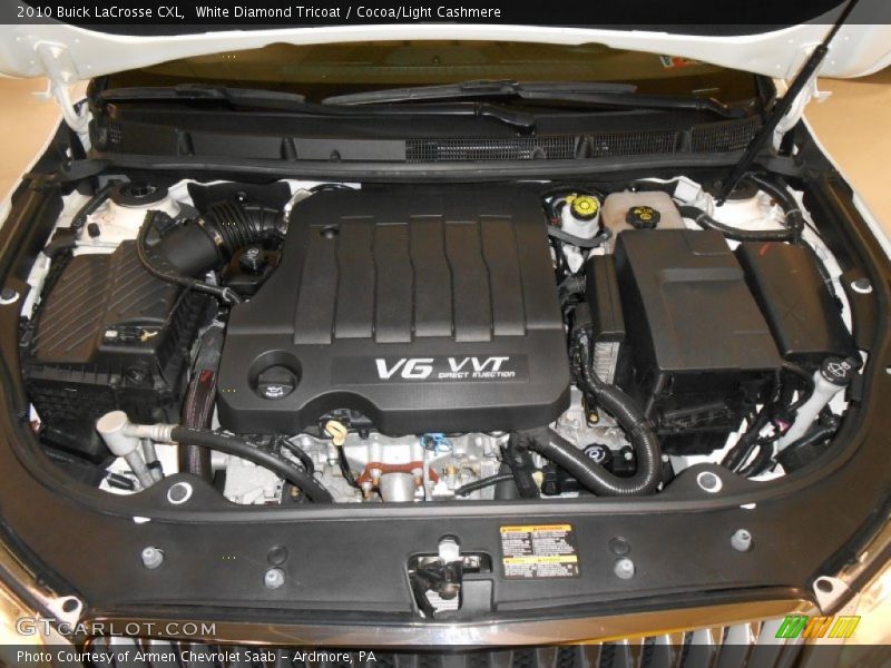 White Diamond Tricoat / Cocoa/Light Cashmere 2010 Buick LaCrosse CXL