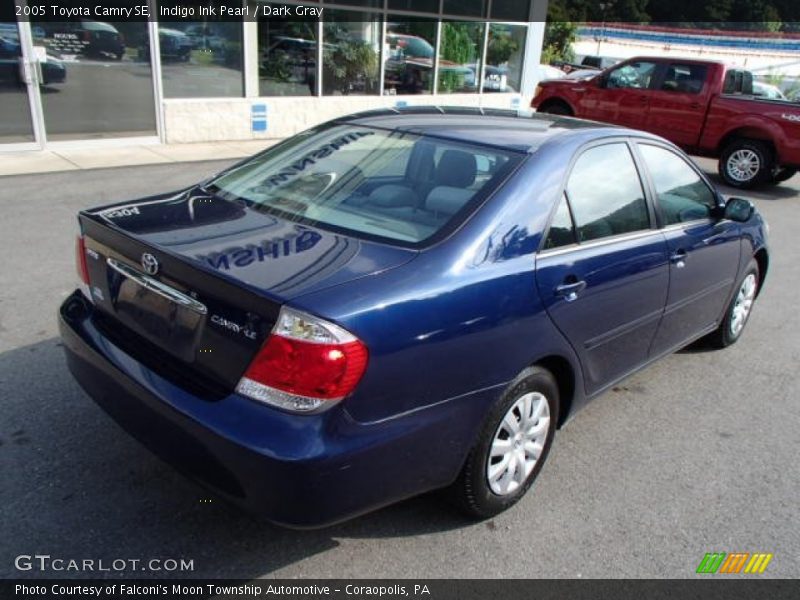Indigo Ink Pearl / Dark Gray 2005 Toyota Camry SE