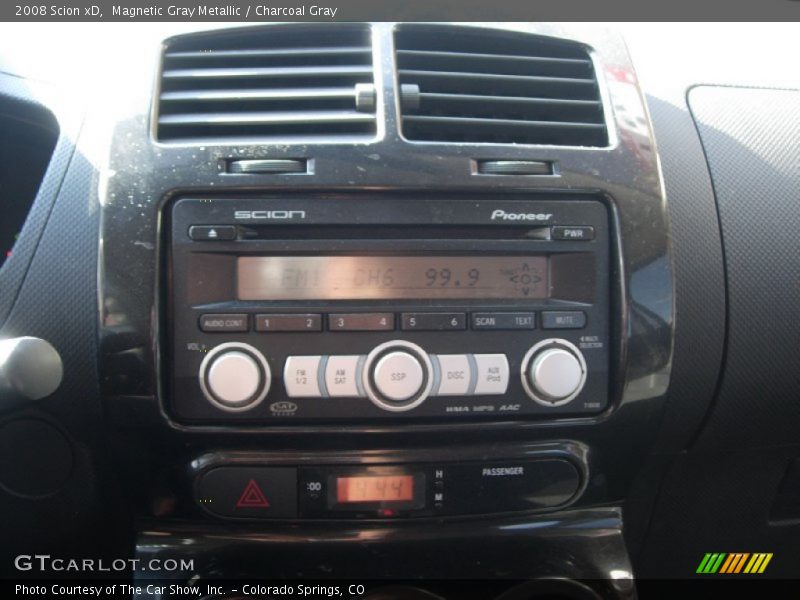 Magnetic Gray Metallic / Charcoal Gray 2008 Scion xD