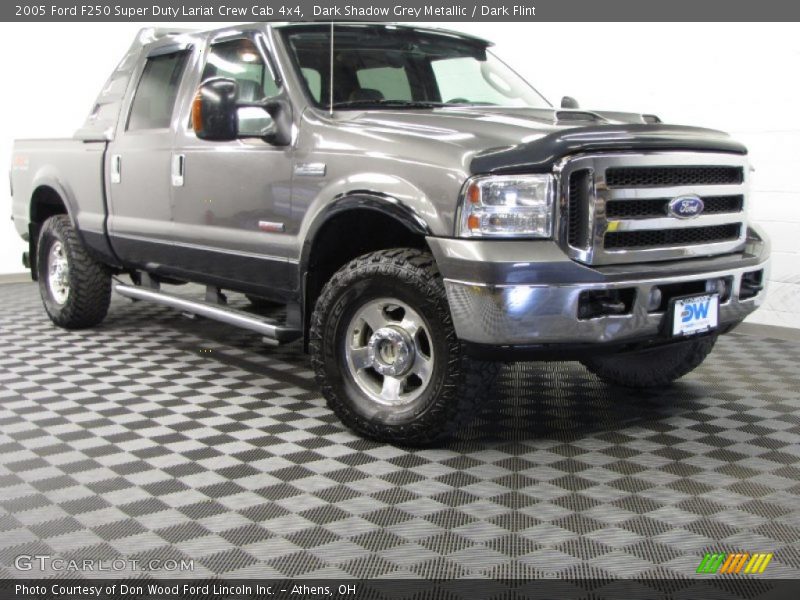 Dark Shadow Grey Metallic / Dark Flint 2005 Ford F250 Super Duty Lariat Crew Cab 4x4