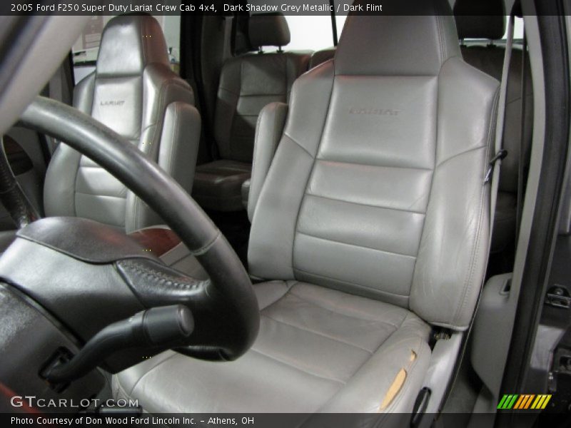 Dark Shadow Grey Metallic / Dark Flint 2005 Ford F250 Super Duty Lariat Crew Cab 4x4
