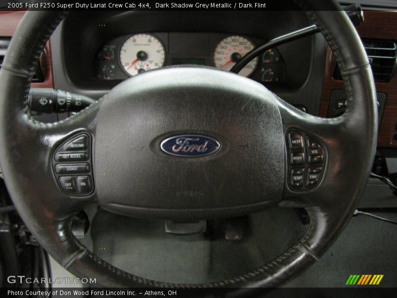 Dark Shadow Grey Metallic / Dark Flint 2005 Ford F250 Super Duty Lariat Crew Cab 4x4