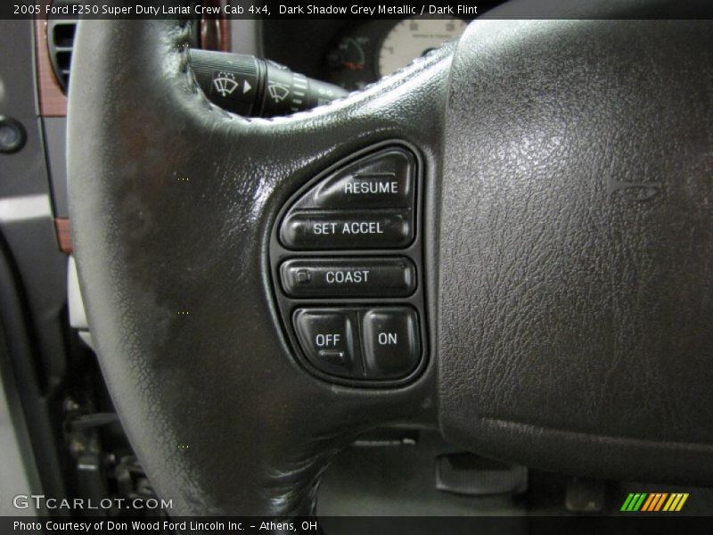 Dark Shadow Grey Metallic / Dark Flint 2005 Ford F250 Super Duty Lariat Crew Cab 4x4