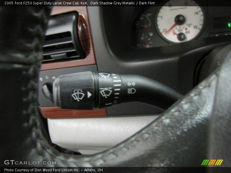 Dark Shadow Grey Metallic / Dark Flint 2005 Ford F250 Super Duty Lariat Crew Cab 4x4
