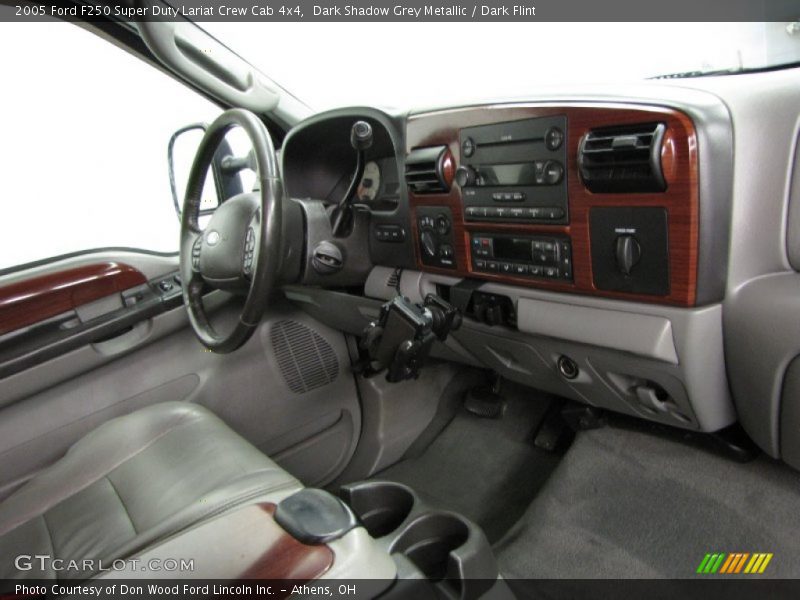 Dark Shadow Grey Metallic / Dark Flint 2005 Ford F250 Super Duty Lariat Crew Cab 4x4