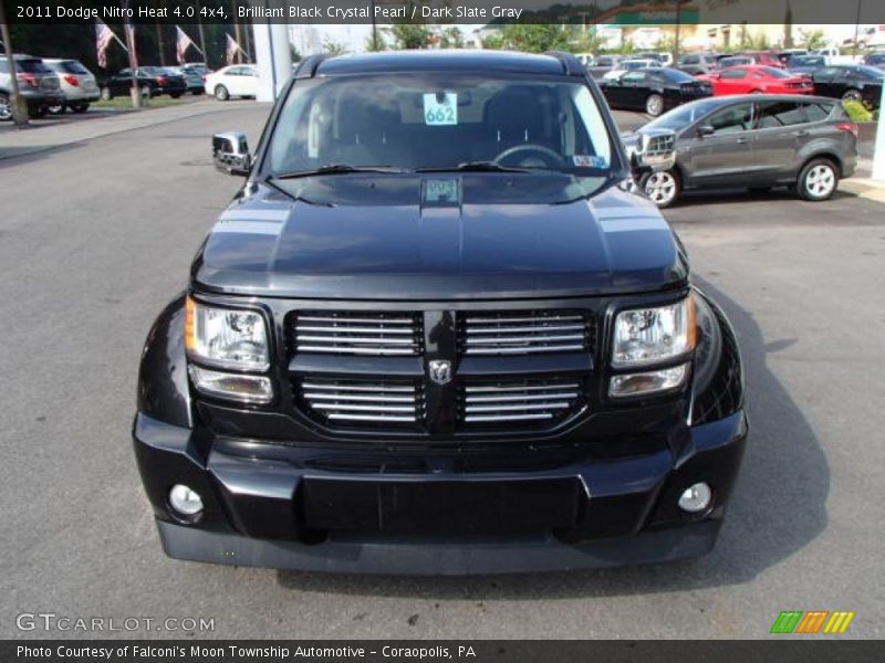Brilliant Black Crystal Pearl / Dark Slate Gray 2011 Dodge Nitro Heat 4.0 4x4