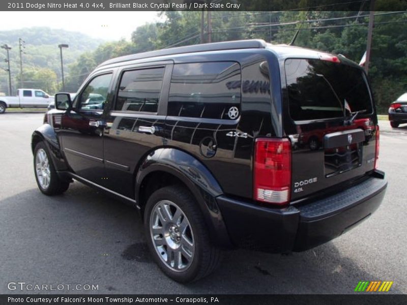 Brilliant Black Crystal Pearl / Dark Slate Gray 2011 Dodge Nitro Heat 4.0 4x4