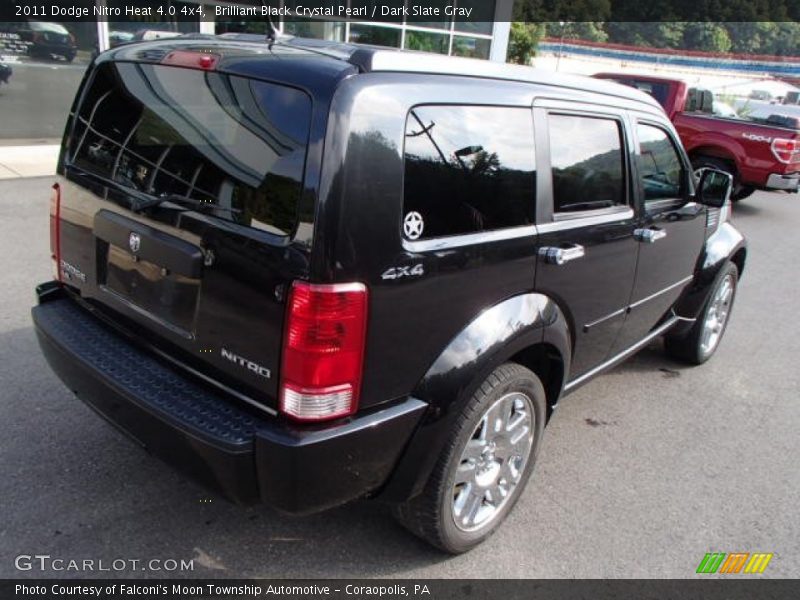 Brilliant Black Crystal Pearl / Dark Slate Gray 2011 Dodge Nitro Heat 4.0 4x4