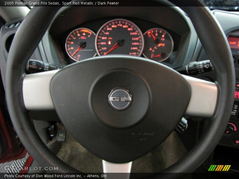 Sport Red Metallic / Dark Pewter 2005 Pontiac Grand Prix Sedan